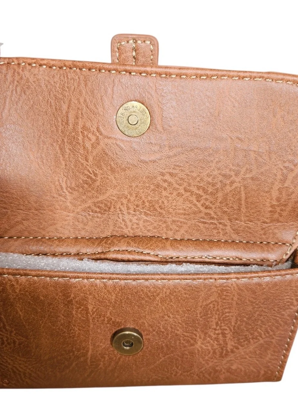 b.o.c. Embossed Tan Western Crossbody Bag